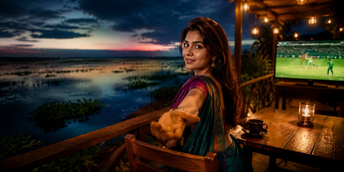 বাংলাদেশের সমুদ্র সৈকতে মোবাইলে 786 bet গেম খেলছেন একজন সদস্য